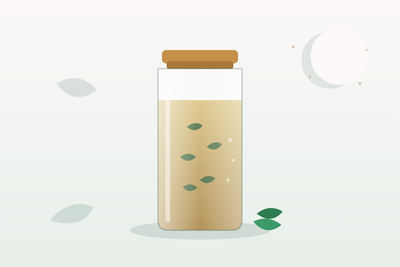 Bocal de thé en infusion à froid (cold brew) Thé Maya