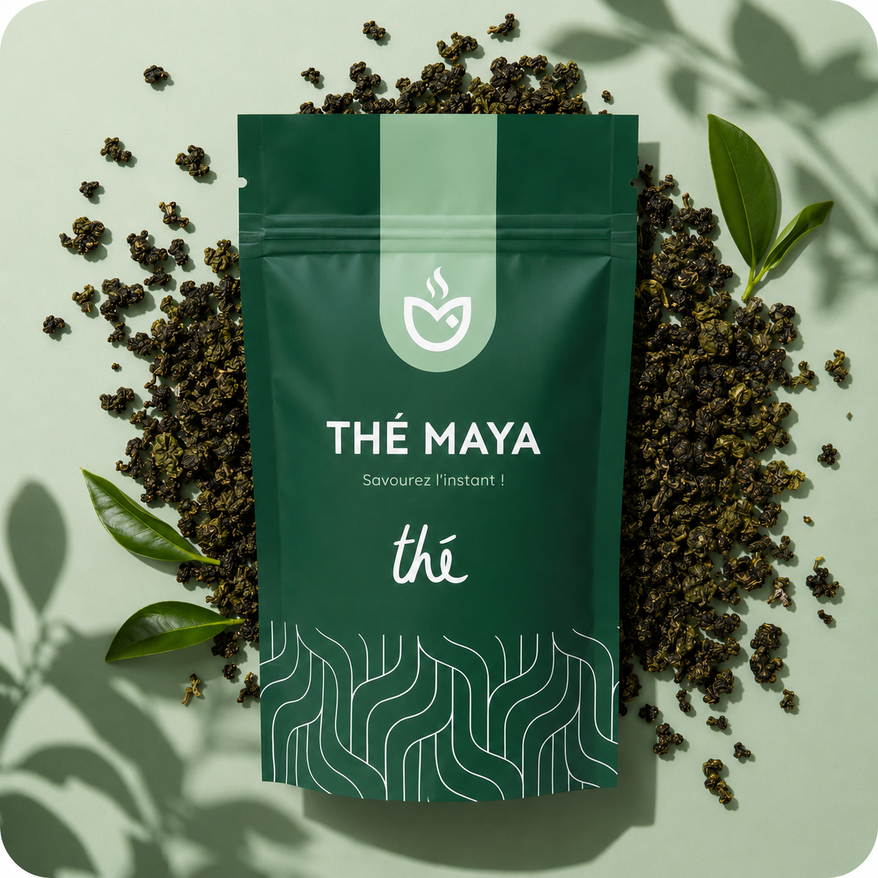 Thé Oolong bio en vrac – feuilles semi-oxydées, thé bleu