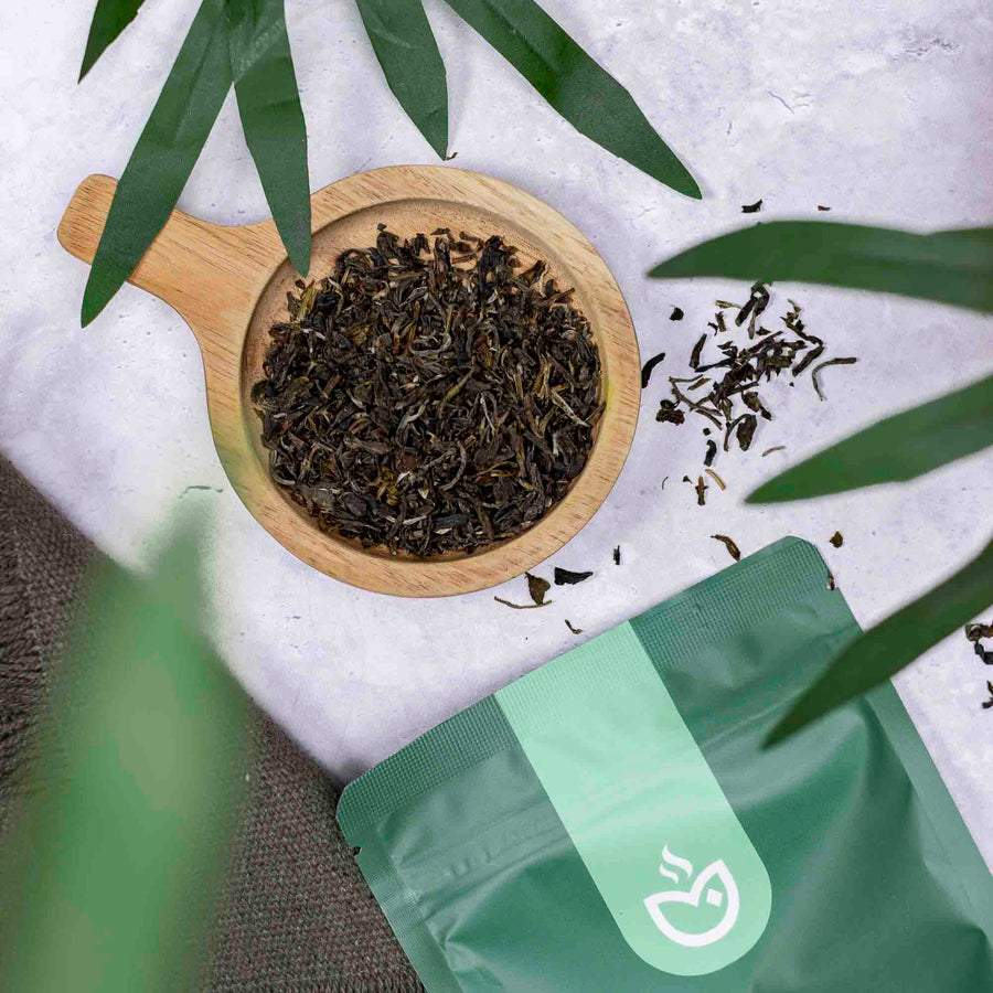 Thé blanc bio en vrac – bourgeons et jeunes feuilles, Thé Maya