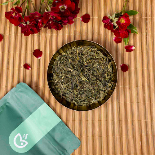 Thé vert Sencha bio en vrac – feuilles étuvées, Thé Maya