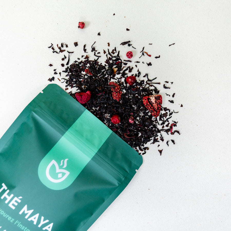 L'intense rouge - Thé noir fruits rouges BIO